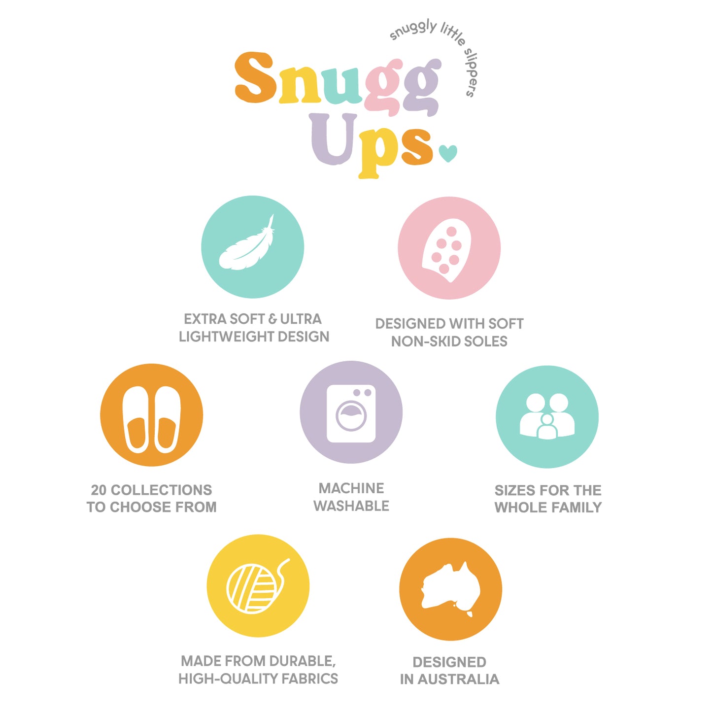 SPLOSH SNUGGUPS KIDS ANIMAL SLIPPERS - BUNNY