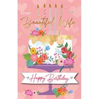 BIRTHDAY CARD - WIFE