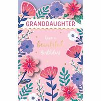 BIRTHDAY CARD - GRANDDAUGHTER