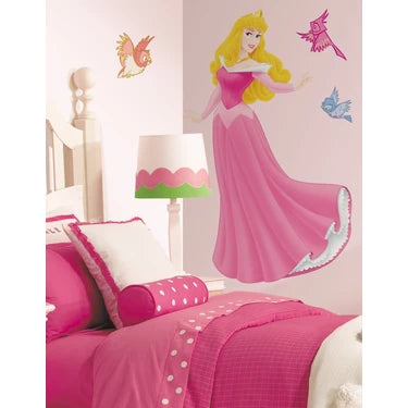 ROOMMATES DISNEY PRINCESS SLEEPING BEAUTY GIANT REMOVABLE WALL STICKERS - 15 STICKERS