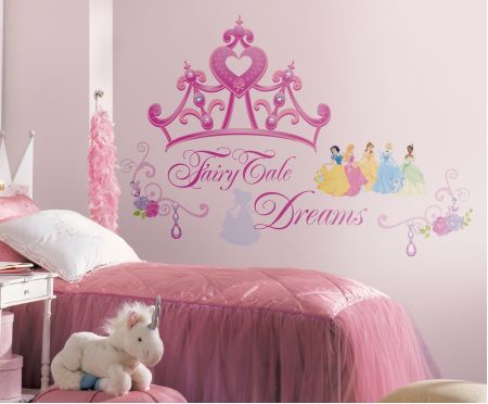 ROOMMATES DISNEY PRINCESS GIANT REMOVABLE WALL STICKERS - 18 STICKERS