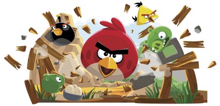 ROOMMATES ANGRY BIRDS GIANT REMOVABLE WALL STICKERS - 32 STICKERS