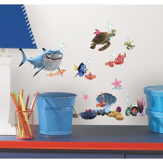 ROOMMATES DISNEY FINDING NEMO REMOVABLE WALL STICKERS - 45 STICKERS