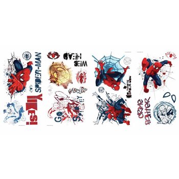 ROOMMATES MARVEL ULTIMATE SPIDER-MAN REMOVABLE WALL STICKERS - 23 STICKERS