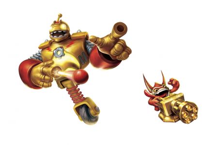 ROOMMATES SKYLANDERS GIANTS BIG BOUNCER & SMALL TRIGGER HAPPY GIANT REMOVABLE WALL STICKERS - 25 STICKERS