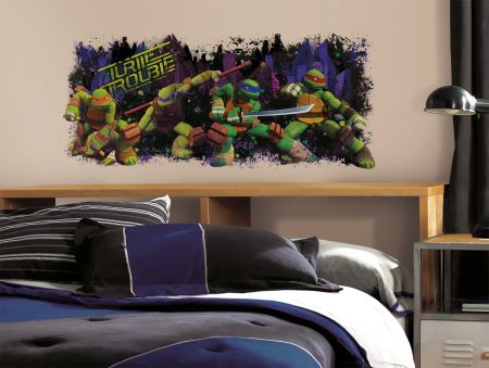ROOMMATES TEENAGE MUTANT NINJA TURTLES GIANT REMOVABLE WALL STICKER - 1 STICKER