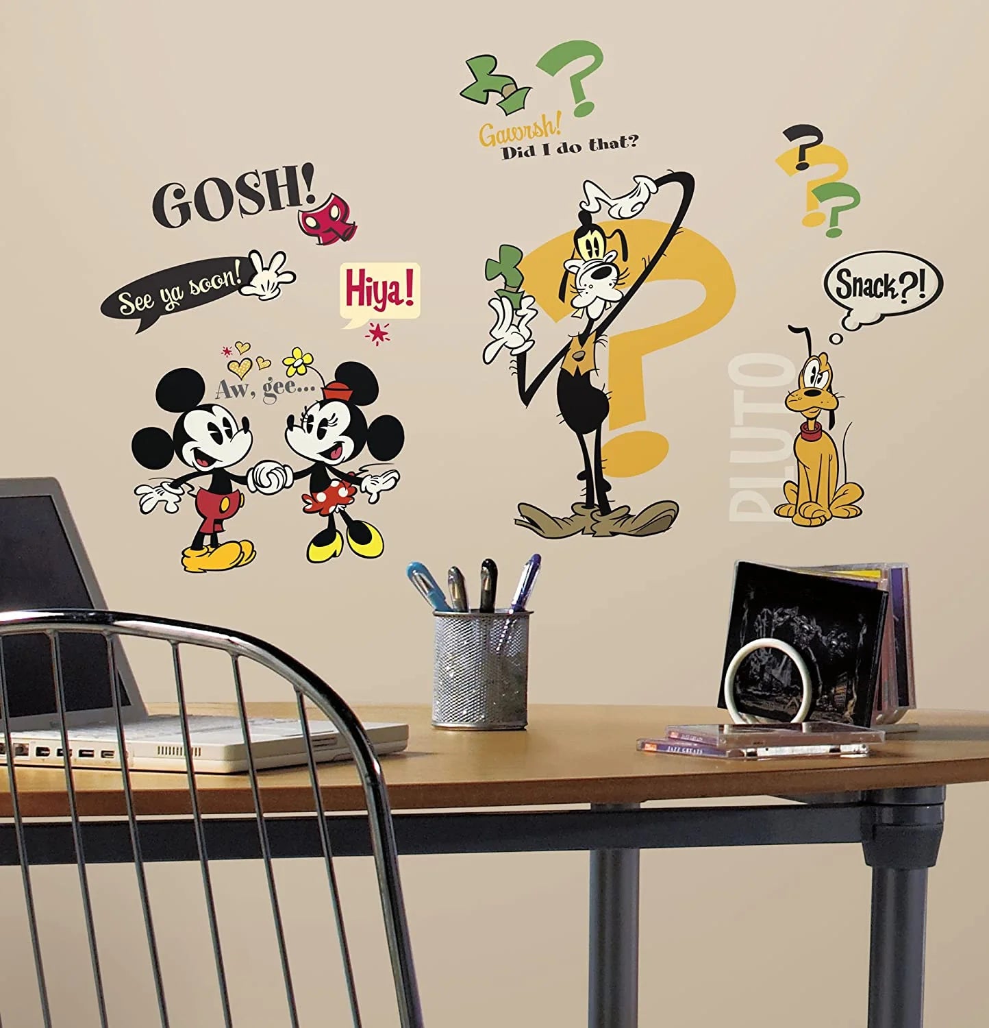 ROOMMATES DISNEY MICKEY MOUSE & FRIENDS REMOVABLE WALL STICKERS - 27 STICKERS
