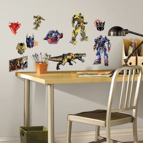 ROOMMATES TRANSFORMERS REMOVABLE WALL STICKERS - 22 STICKERS