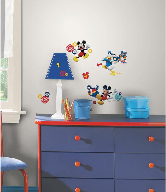 ROOMMATES DISNEY MICKEY MOUSE CLUBHOUSE REMOVABLE WALL STICKERS - 31 STICKERS