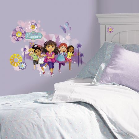 ROOMMATES DORA THE EXPLORER AND FRIENDS GIANT WALL REMOVABLE WALL STICKERS - 8 STICKERS