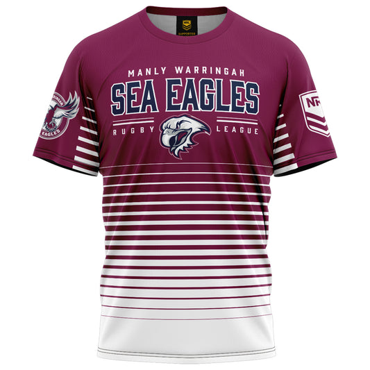 NRL KIDS GAME TIME TEE - MANLY SEA EAGLES