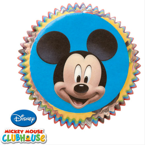 MICKEY MOUSE CUPCAKE BAKING CUPS - PACK OF 50