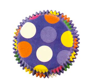 DAZZLING DOTS CUPCAKE BAKING CUPS - PACK OF 50