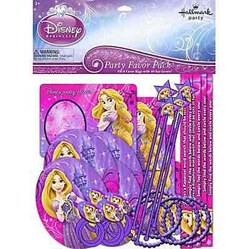 DISNEY PRINCESS TANGLED PARTY FAVOUR PACK - 48 PARTY FAVORS