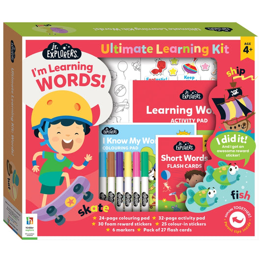 HINKLER JUNIOR EXPLORERS ULTIMATE LEARNING KIT - I'M LEARNING WORDS