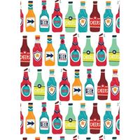 GIFT WRAP - BEER BOTTLES