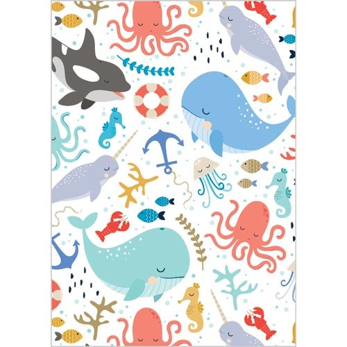 GIFT WRAP - SEA ANIMALS