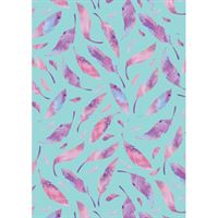 GIFT WRAP - FEATHERS