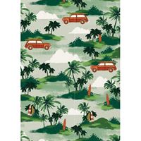 GIFT WRAP - RED SURFY