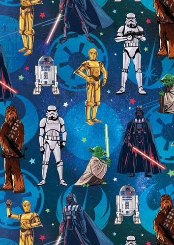 GIFT WRAP - STAR WARS