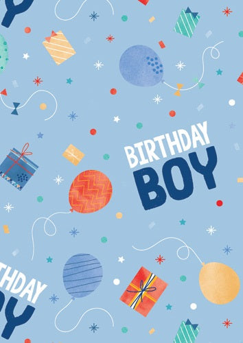 GIFT WRAP - BIRTHDAY BOY SPOT