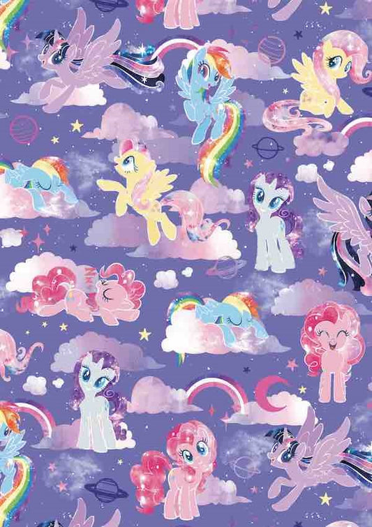GIFT WRAP - MY LITTLE PONY PURPLE