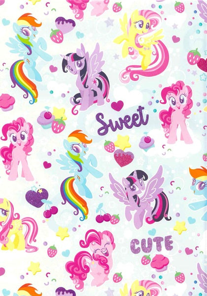 GIFT WRAP - MY LITTLE PONY CANDY