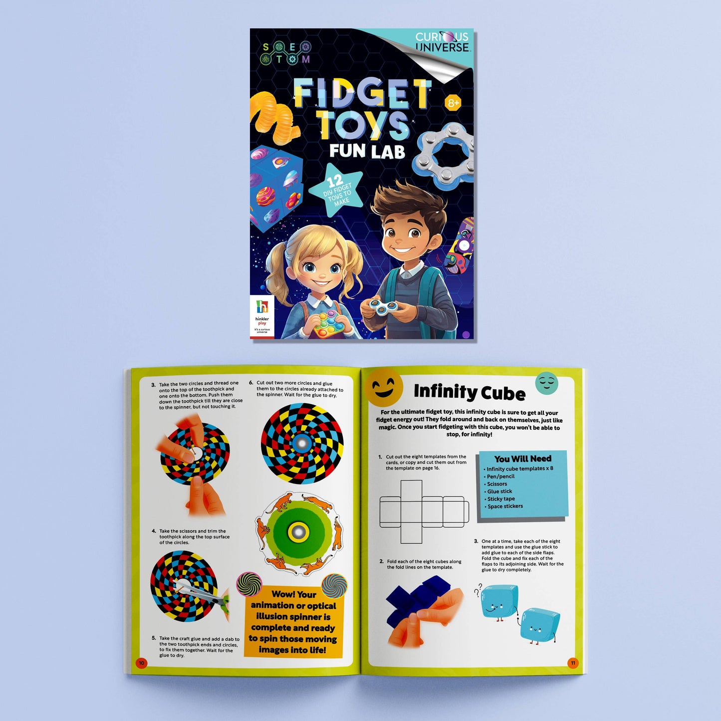 HINKLER CURIOUS UNIVERSE FIDGET TOY CREATION LAB