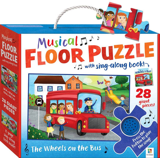 MUSICAL FLOOR PUZZLE THE WHEELS ON THE BUS