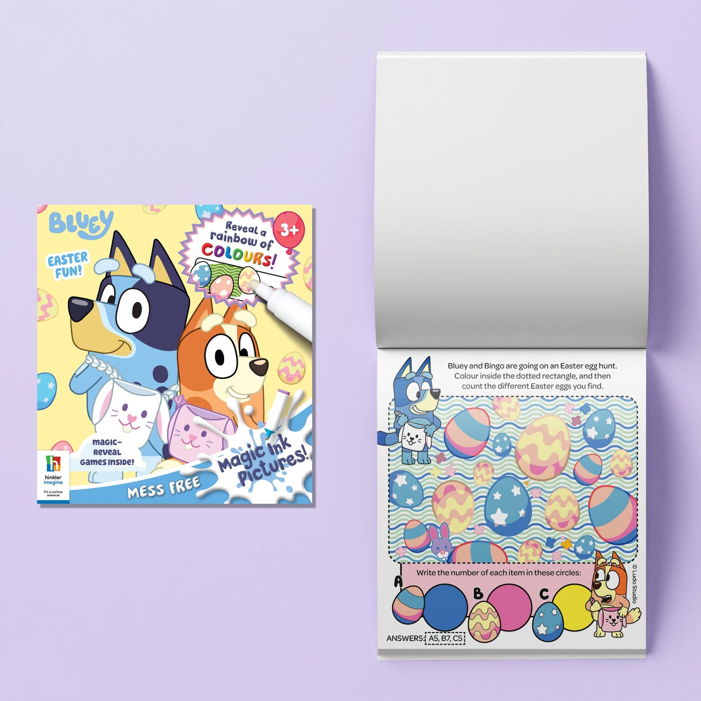 HINKLER INKREDIBLES ACTIVITY KIT BLUEY EASTER