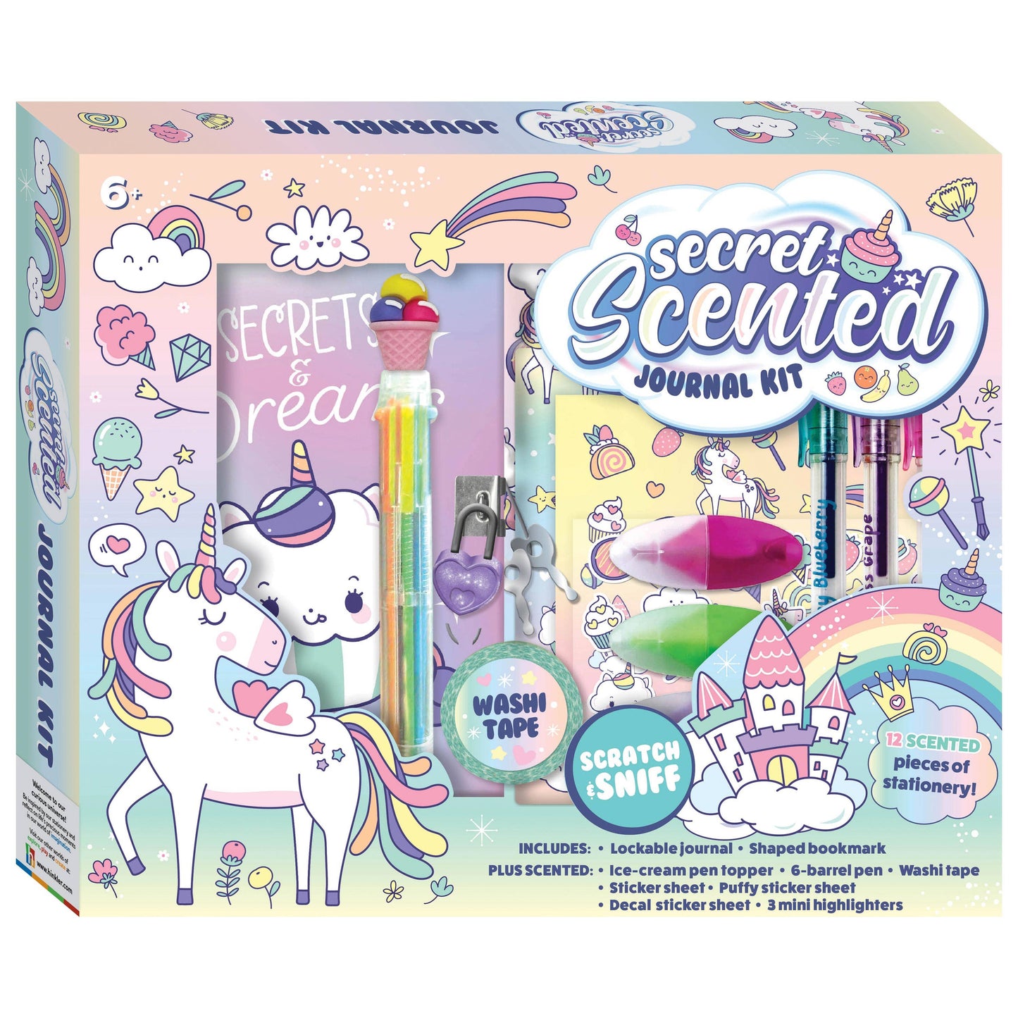 HINKLER UNICORN SECRET SCENTED JOURNAL KIT