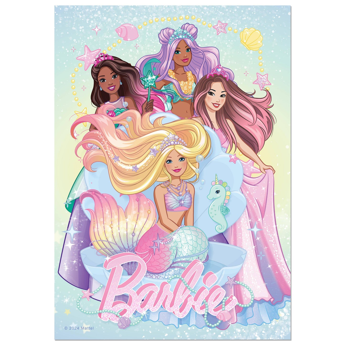 HINKLER KALEIDOSCOPE BARBIE COLOURING & ACTIVITY KIT