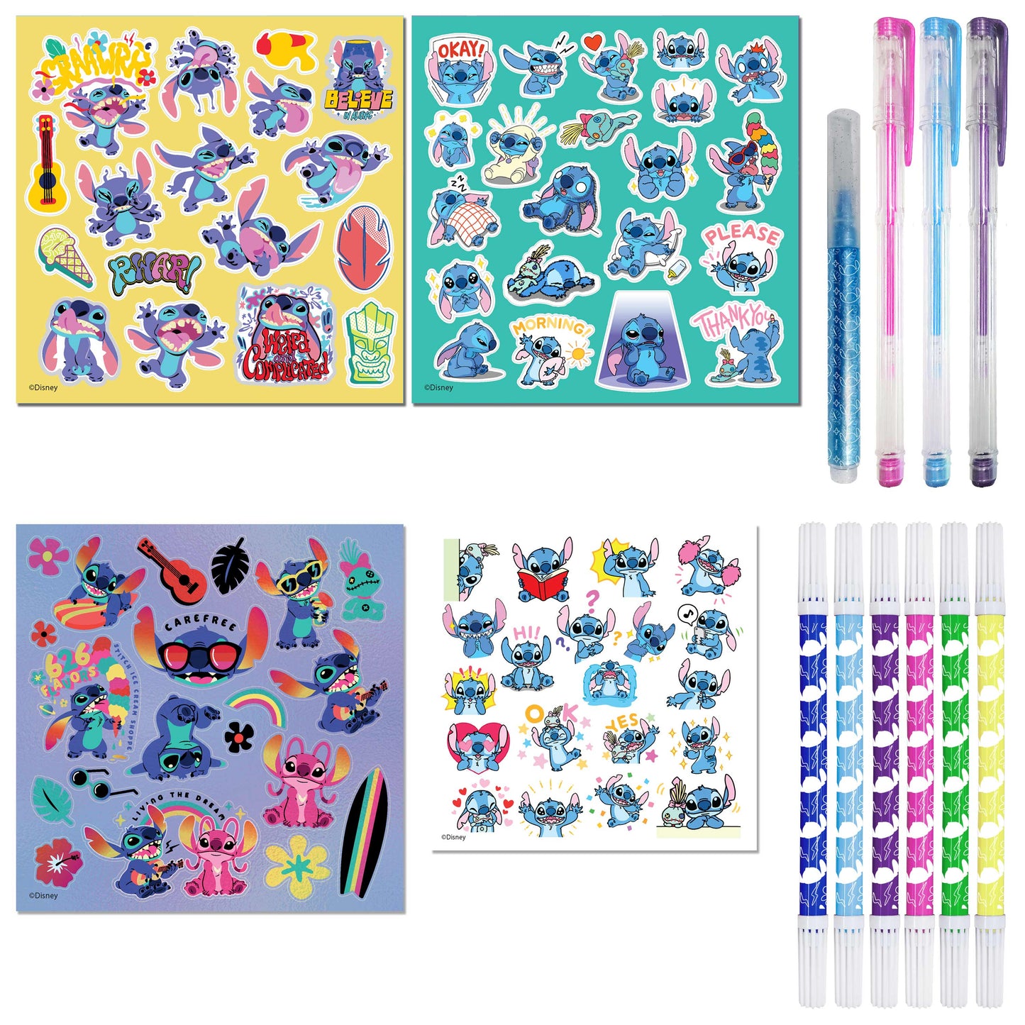 HINKLER SUPER KALEIDOSCOPE STITCH COLOURING AND ACTIVITY KIT
