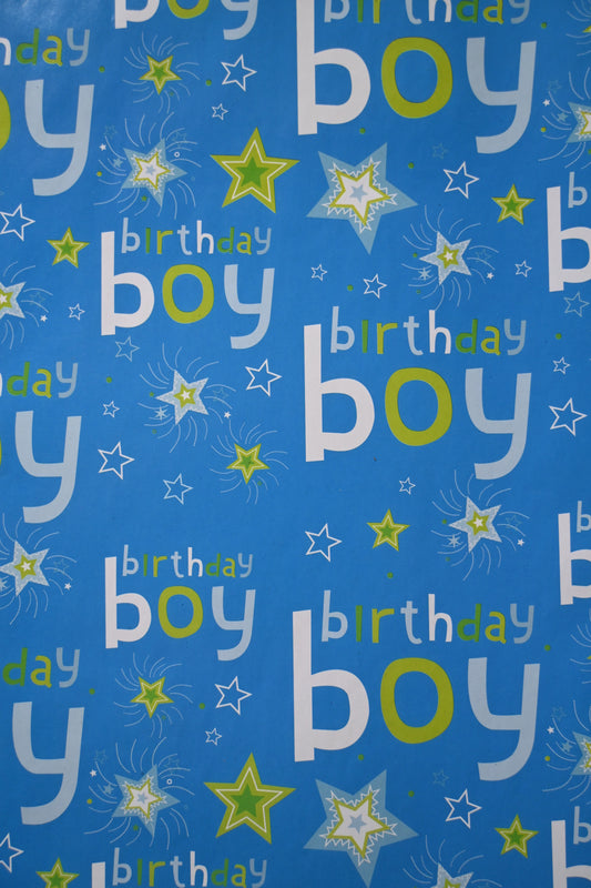 GIFT WRAP - BIRTHDAY BOY