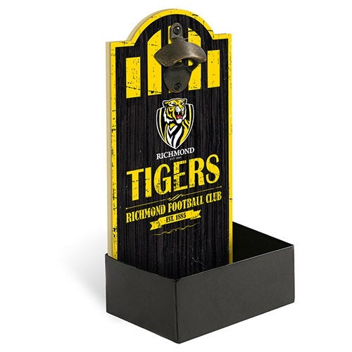 AFL RICHMOND TIGERS MDF OPENER WITH CATCHER