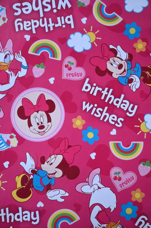 GIFT WRAP - MINNIE MOUSE