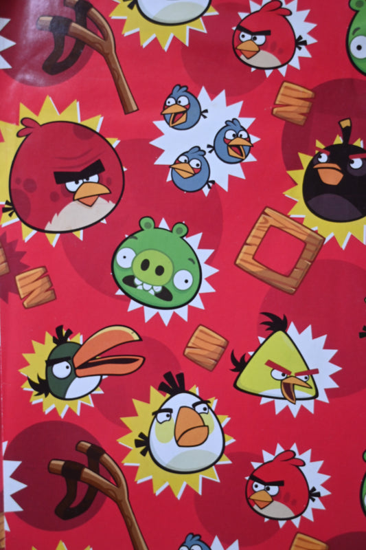 GIFT WRAP - ANGRY BIRDS