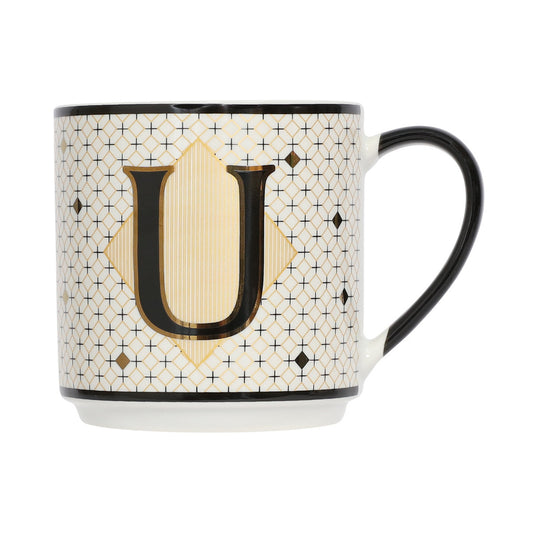 MONOGRAM MUG - LETTER U