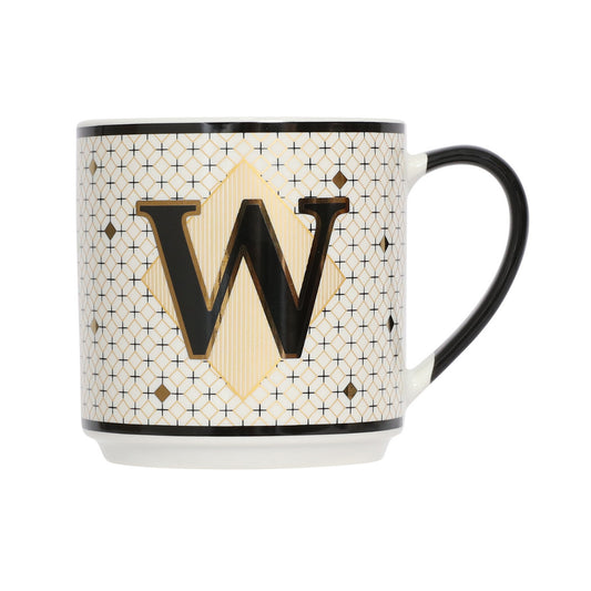 MONOGRAM MUG - LETTER W