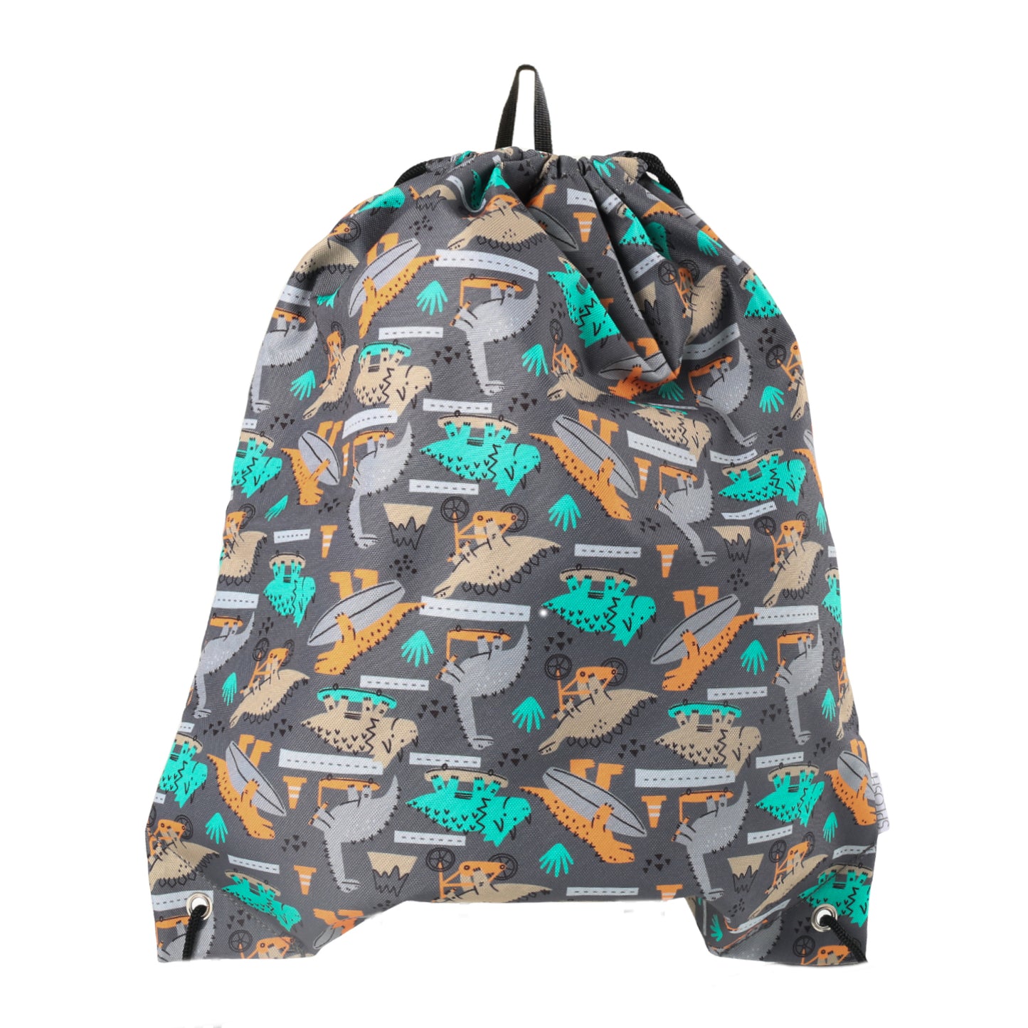 SPLOSH OUT & ABOUT DRAWSTRING BAG - DINO SKATE