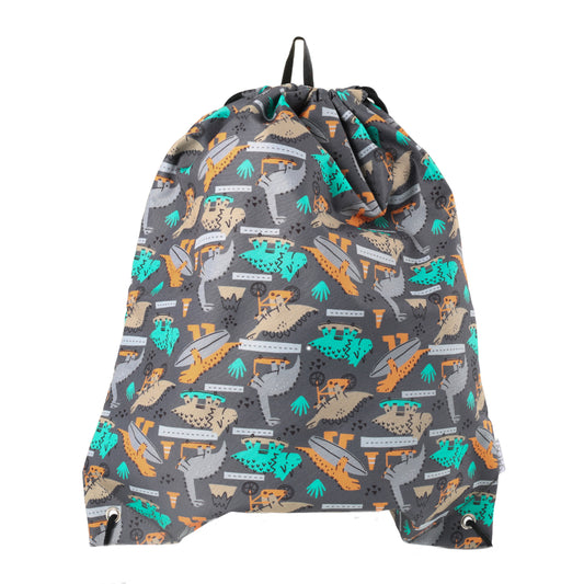 SPLOSH OUT & ABOUT DRAWSTRING BAG - DINO SKATE