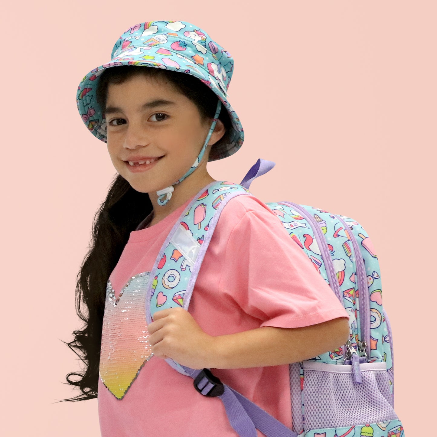 SPLOSH OUT & ABOUT KIDS BUCKET HAT - RAINBOW