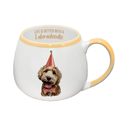 PAINTED PET LABRADOODLE MUG