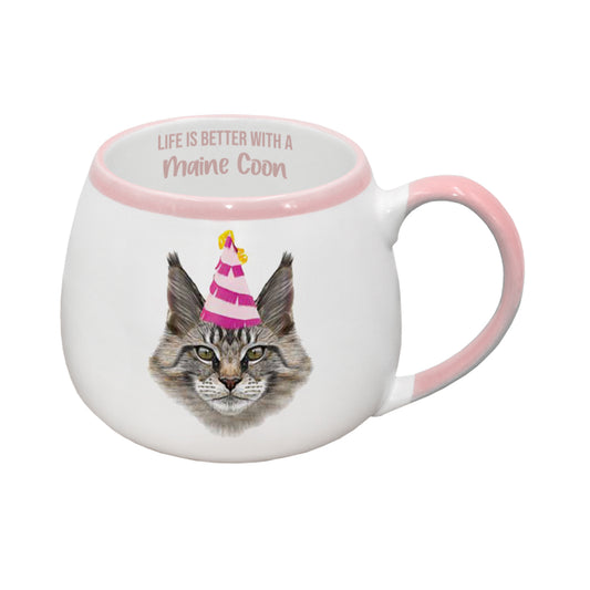 PAINTED PET MAINE COON MUG