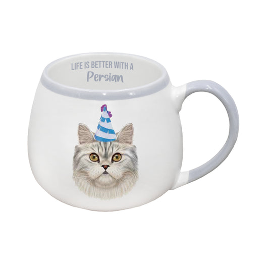 PAINTED PET PERSIAN MUG