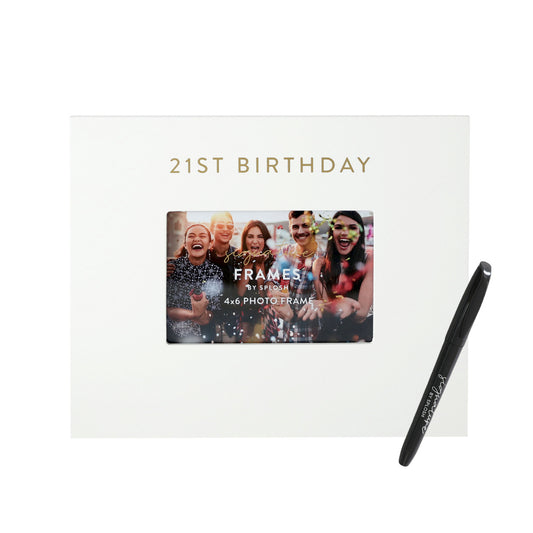 21ST BIRTHDAY SIGNATURE FRAME