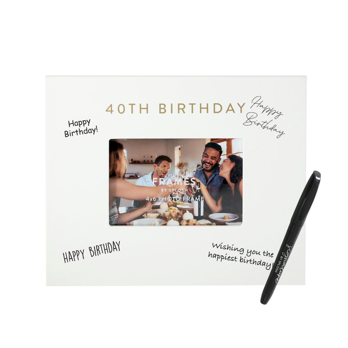 40TH BIRTHDAY SIGNATURE FRAME