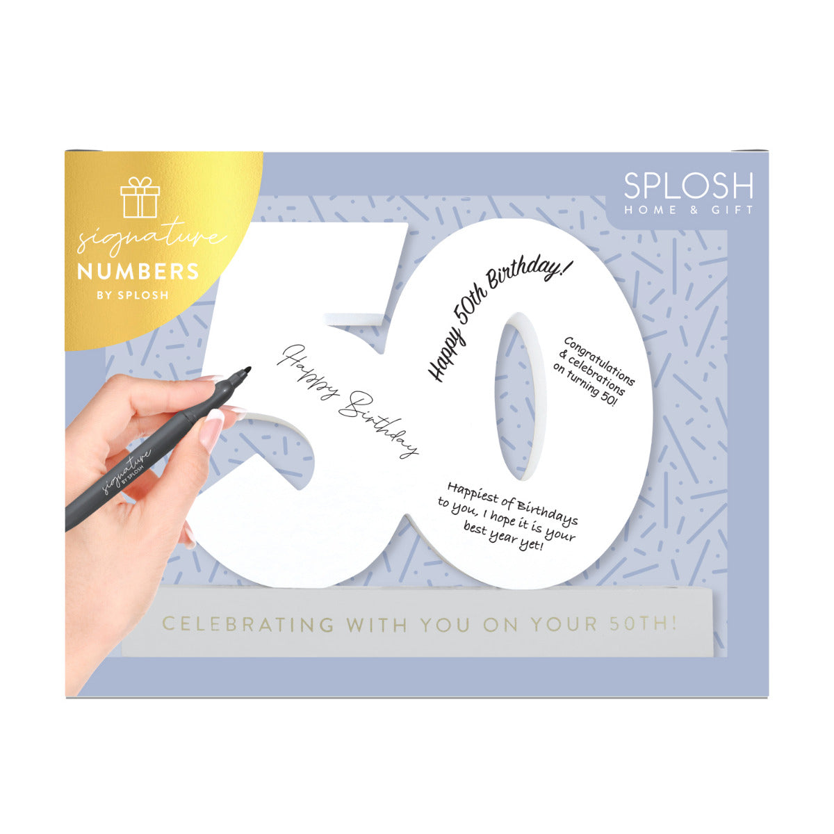 50TH BIRTHDAY SIGNATURE NUMBER