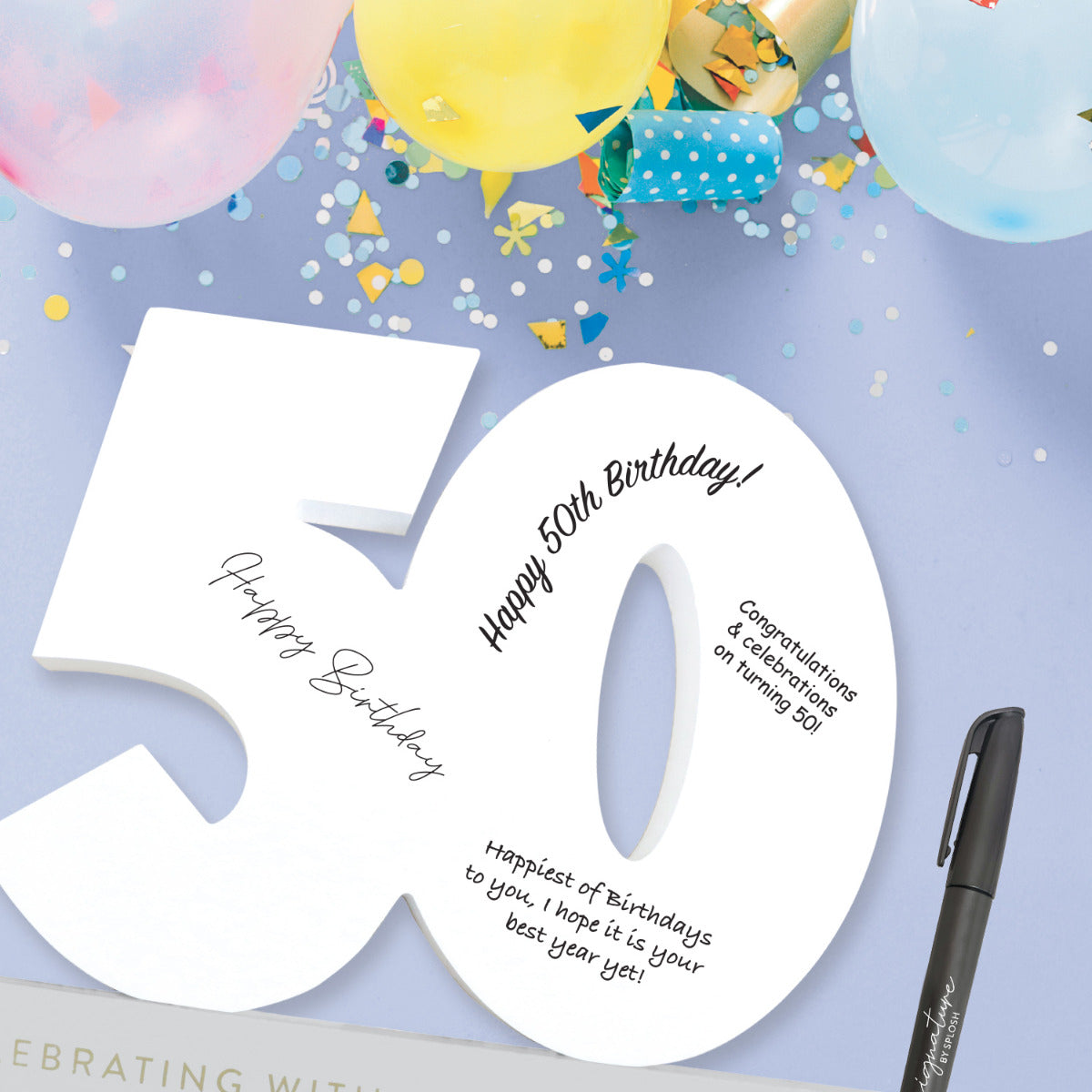 50TH BIRTHDAY SIGNATURE NUMBER