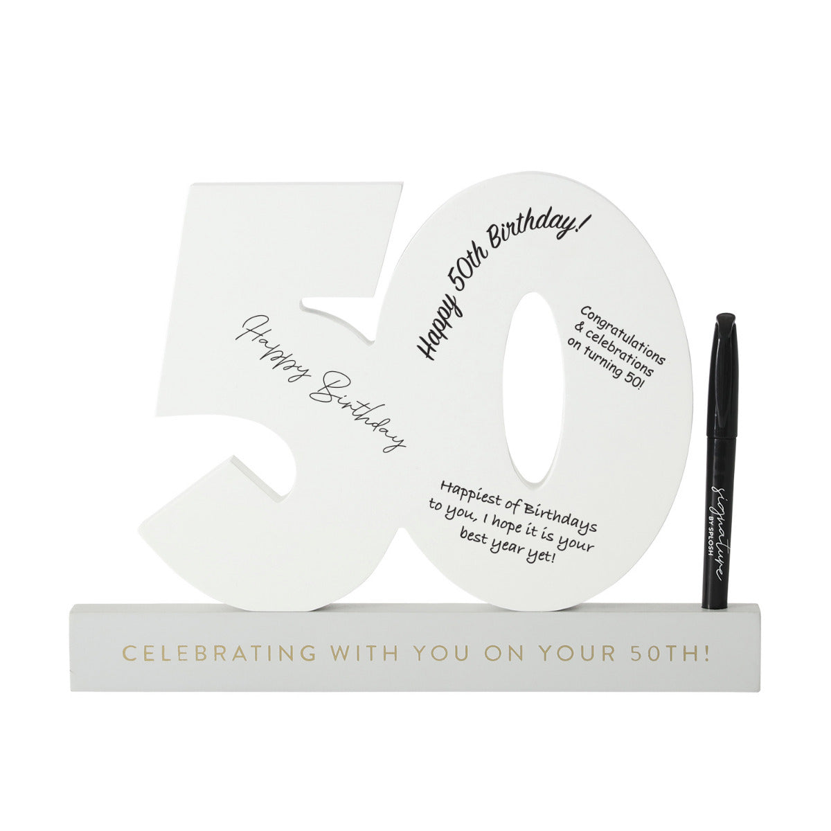 50TH BIRTHDAY SIGNATURE NUMBER